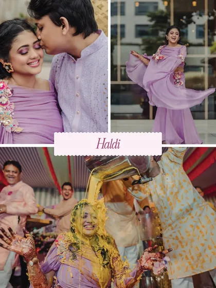 More moments from our colorful Haldi and Mehendi events, capturing the joy, laughter, and beautiful details.