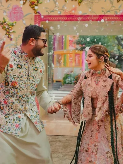 Your dance should feel like you. We love capturing the fun, goofy side of our couples, choreographing routines that are full of laughter and personality, just like this candid moment between Diva and Jeet.