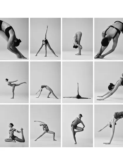 A collage from the 'Shapes' series I directed for Saaksha & Kinni's swimwear edit. Inspired by my own pole practice, we explored abstract forms and geometry using the human body.
