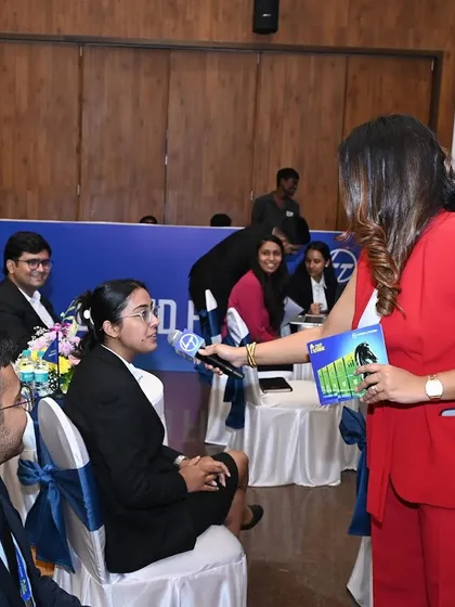 Getting feedback and thoughts from the brilliant minds at the L&T B-school competition.