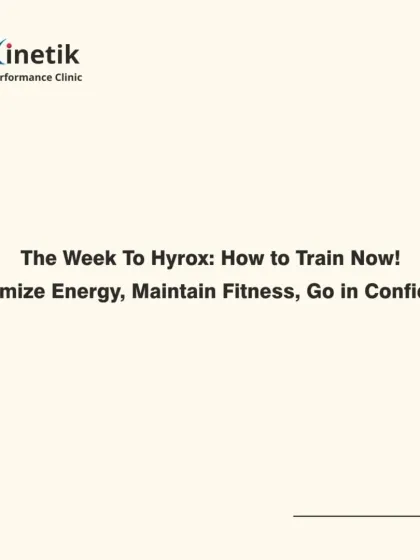 This is a sample race-week training plan for a HYROX event. The goal is to maximize energy and maintain fitness without accumulating fatigue, ensuring you arrive at the start line confident and ready.