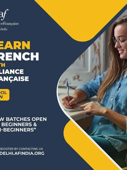 Welcome to Alliance Française. We offer a comprehensive range of online and in-person French courses for beginners and continuing students. Enroll now to start your journey into the French-speaking world.