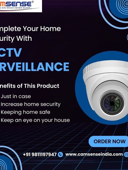 A simple dome camera can significantly increase your home security. It allows you to keep an eye on your house, deterring potential threats and keeping your home safe.