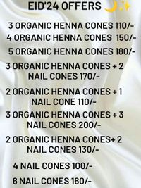 Organic Henna Products
