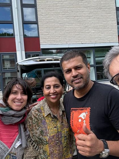 Another group selfie with my international band. Touring and performing together creates a bond that is like family.