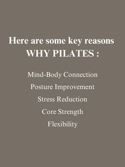 Why Pilates? We believe in its power to forge a strong mind-body connection, improve posture, reduce stress, build core strength, and increase flexibility. It is a complete wellness system.