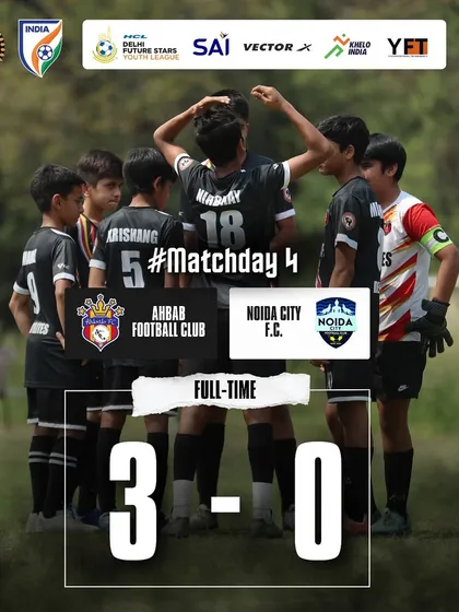 A commanding 3-0 win on Matchday 4 of the U-13 HCL Youth League.