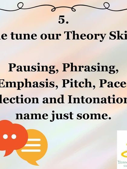 We are dedicated to fine-tuning the theoretical side of speech. This includes focusing on core skills like pausing, phrasing, emphasis, pitch, and intonation to create more dynamic speakers.