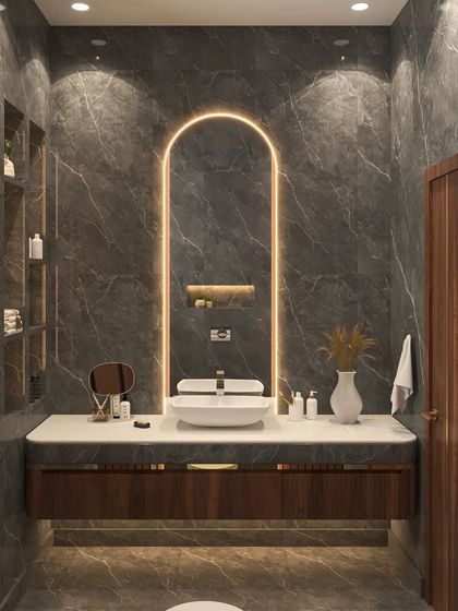 Chizzle My Designs - Turnkey Residential Interior Design Artistic Bathrooms & Powder Rooms photo 51