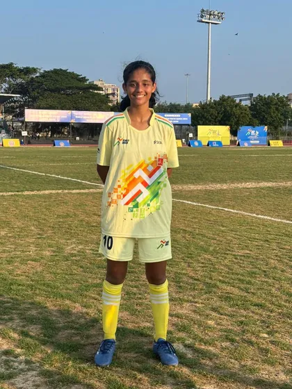 Tanya Singh is a name to remember in Delhi's women's football. This season alone, she earned three national representations for Delhi: the Junior Girls State team, the School Nationals U17 team, and the Khelo India U19 Nationals team.