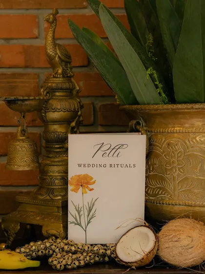 To help guests from different cultural backgrounds understand the ceremony, I designed this "Pelli Wedding Rituals" guide. It explains the meaning behind each South Indian tradition, making the experience more inclusive and engaging for everyone.