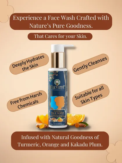 This is what a face wash crafted with nature's pure goodness looks like. My Ardayati Vitamin C cleanser is infused with turmeric, orange, and Kakadu plum to gently cleanse, deeply hydrate, and suit all skin types.