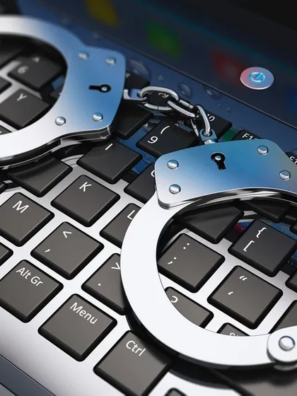 This image of handcuffs on a laptop keyboard signifies my expertise in cybercrime law. I provide legal consultation and defense for a range of digital offenses, from online fraud and data theft to cyber harassment.