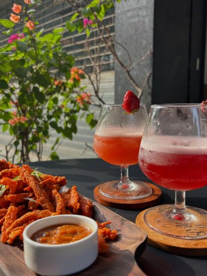 Enjoying the Sunday sun with our crispy pork bhujia and two of our colorful seasonal ferments. This is the perfect way to relax and enjoy the bold flavors of Nagaland.