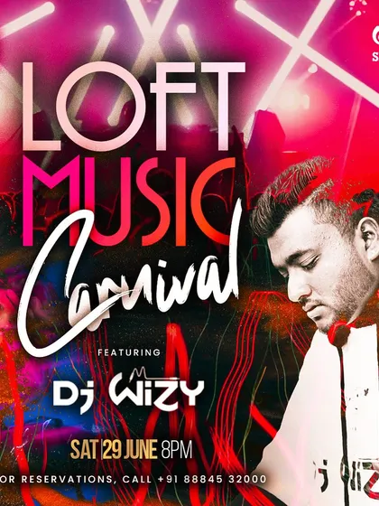 The "Loft Music Carnival" was all about high energy and a festival atmosphere inside the club. I played a mix of genres to keep the carnival vibe going all night.