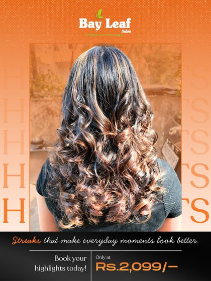 These are the kind of streaks that just make everyday moments look better. They add a spark to the hair, especially when styled with curls to show off the color variation.