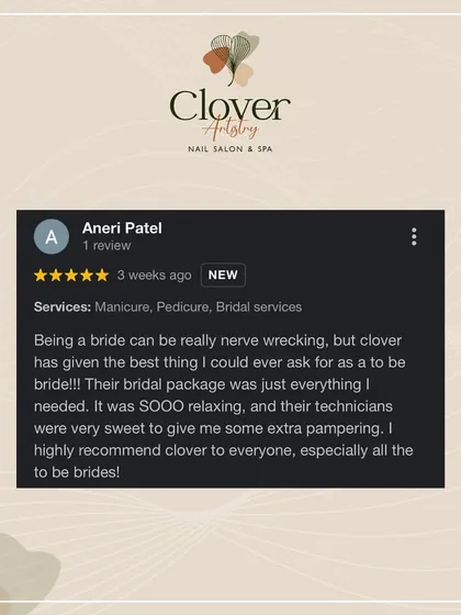 Preparing for a wedding can be stressful, which is why I love helping brides feel their absolute best. This review from a bride highlights the relaxing and pampering experience I provide. My bridal packages are designed to ensure you are glowing and confident on your special day.