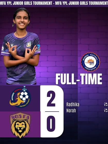 A 2-0 victory to start the junior girls tournament, setting a positive tone.
