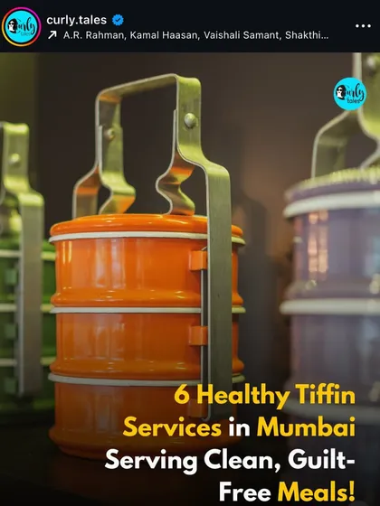 A screenshot from the Curly Tales feature on the 6 best healthy tiffin services in Mumbai. We are so grateful for the recognition.