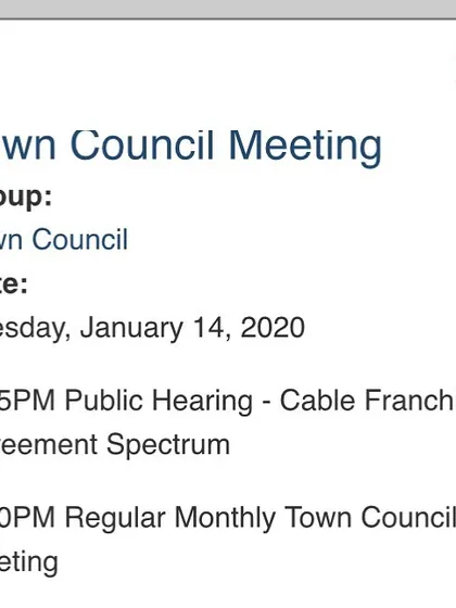Part of my advocacy involves engaging with local governance. Here's an announcement for a Town Council Meeting where the future of my composting operation was on the agenda. I believe in showing up and speaking up for what's right.