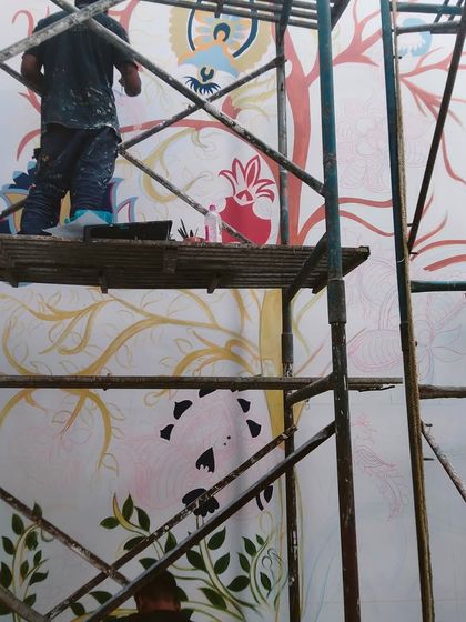 Vritti Kotian - Custom Murals & Wall Art Indian Folk & Heritage Murals photo 12