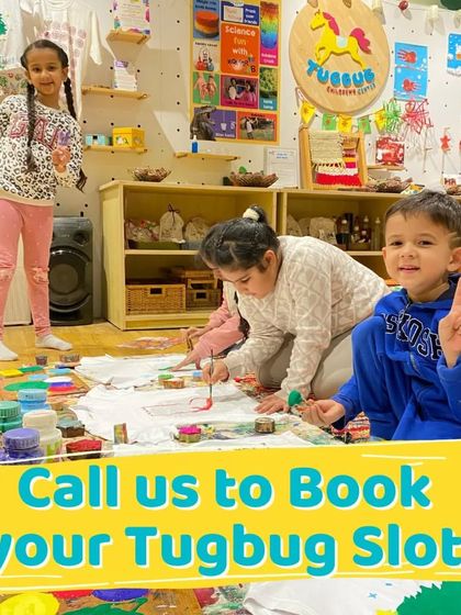 Ready to get creative? Our art stations are always stocked and ready for the next masterpiece. Call us to book a slot for your little artist!