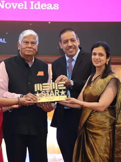 I was truly humbled and honored to receive the MSME Star Award. This recognition for my work as a self-made entrepreneur means the world to me and is a testament to the love and support from all of you.