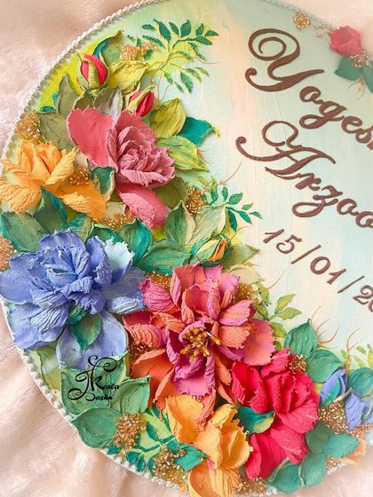 Jashn-e-Kala by Sakshi - Custom Russian Sculpture Decor Personalized Nameplates photo 26