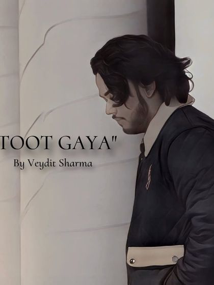 The pre-release announcement for my song "Toot Gaya," a track dedicated to anyone going through heartbreak.