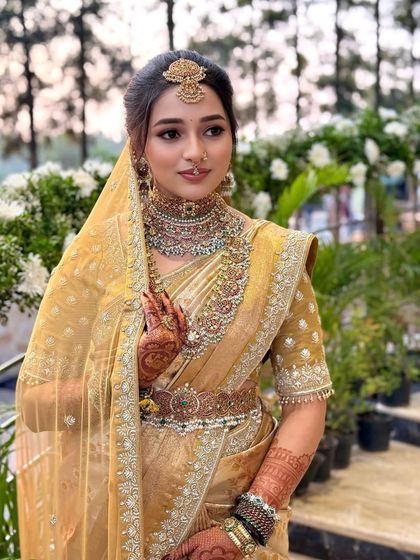 Madhuri Subbaraju - Destination Wedding Makeup Timeless Muhurtham Brides photo 10