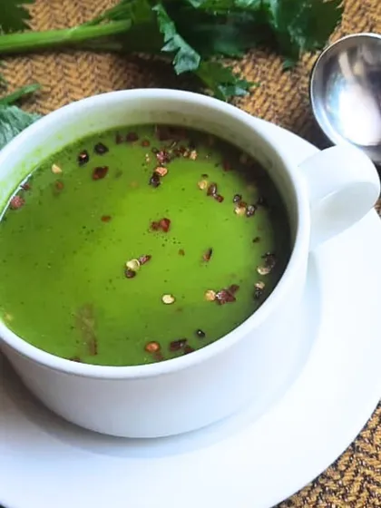 Try our chef’s special Celery Soup during the monsoon season for warmth and comfort. It's a light, healthy, and flavorful option.