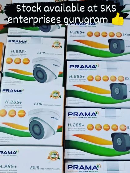 I maintain a large inventory of PRAMA cameras to ensure you can get what you need without delay. These cameras come with H.265+ compression to save storage space and a 5-year warranty.