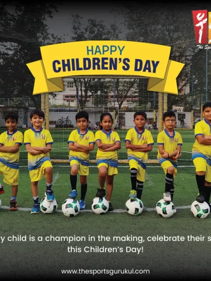 Every child is a champion in the making. This Children's Day, we celebrate the spirit of our young footballers who play with heart and dream big.