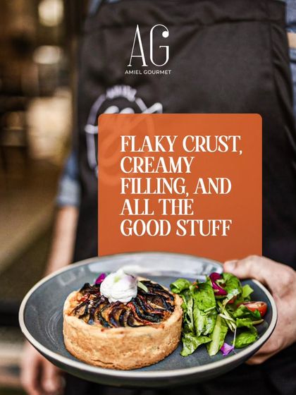 Looking for brunch plans? This savory quiche is calling your name. With a flaky crust, a creamy filling, and a side of fresh greens, it's a perfect light yet satisfying meal.