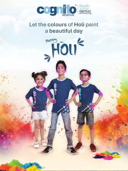 A vibrant Happy Holi greeting from our students. We believe that colorful minds lead to brighter futures, and we celebrate the joy and energy that festivals bring into our lives.