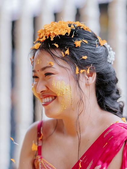 The Tales of Tradition - Wedding Planning & Design Sun-Kissed Haldi Ceremonies photo 36