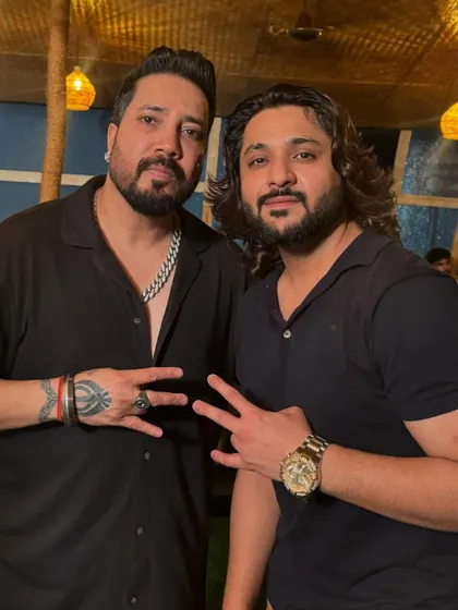 Another photo with my Ustaad ji on his birthday. Grateful for his presence in my life.