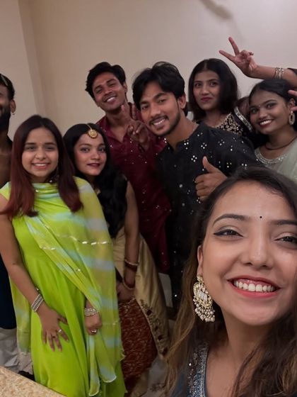 A behind-the-scenes selfie with our amazing team of dancers who helped make the groom's surprise a huge success.