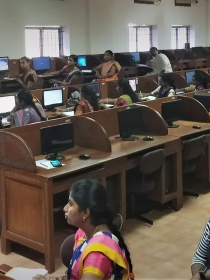 Participants engaged in a hands-on exercise during my three day workshop on manuscript writing at RVS College of Arts and Science.