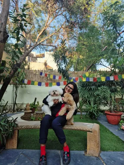 Two happy and freshly groomed pups. Regular grooming is essential for a pet's health, and we're delighted to be part of Archie and Columbus's care routine.