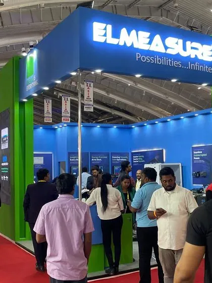 The view of our prominent booth at the EL-Asia Expo 2024, attracting a steady stream of visitors interested in our energy solutions.