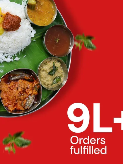 With over 9 lakh orders fulfilled at the time of this post, every meal delivered is a taste of home for our customers. This image of a traditional meal represents the heart of what we do: connecting your authentic cooking with people who appreciate it.