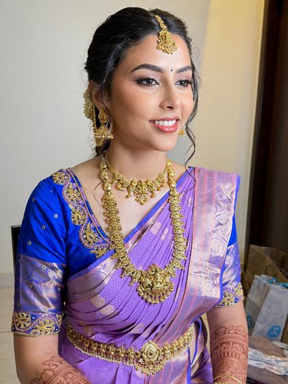 Sneha Kiran - Bridal & Event Makeup Artistry Traditional South Indian Muhurtham Brides photo 67