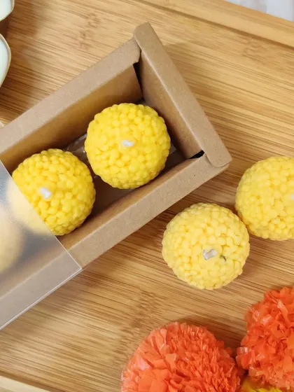 Our ladoo candles are a must-have for Ganesh Chaturthi. They make for a unique and auspicious offering or gift.