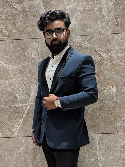 Dressed for a show in Surat. Style is a way to say who you are without having to speak.