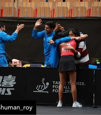 The pure emotion of a historic win. This is our team celebrating a first-ever bronze medal for the Under-19 girls at the World Championship. We win as a team and celebrate as a family.