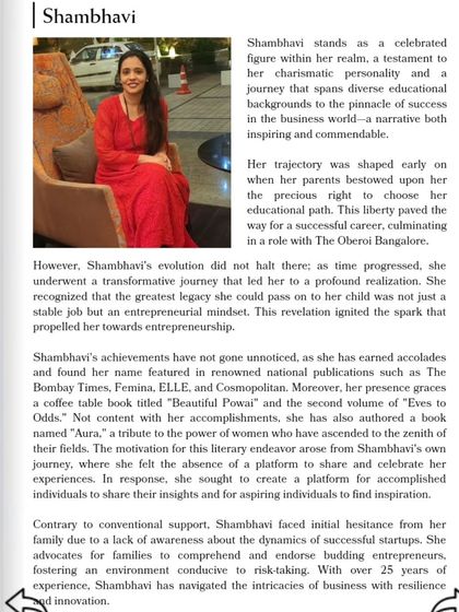 Shambhavi - Workshops & Public Speaking Words of Wisdom: My Books & Columns photo 16