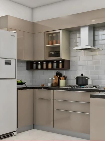 Interiors - Modular Kitchen Design L-Shaped & U-Shaped Kitchens photo 6