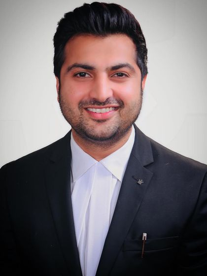 My official campaign photo for the Delhi Bar Association election.