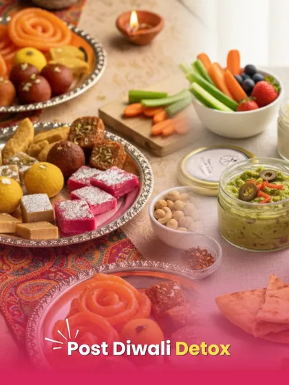 After a week of festive sweets, a post-Diwali detox is in order. My menu offers a balance of healthy and delicious options.